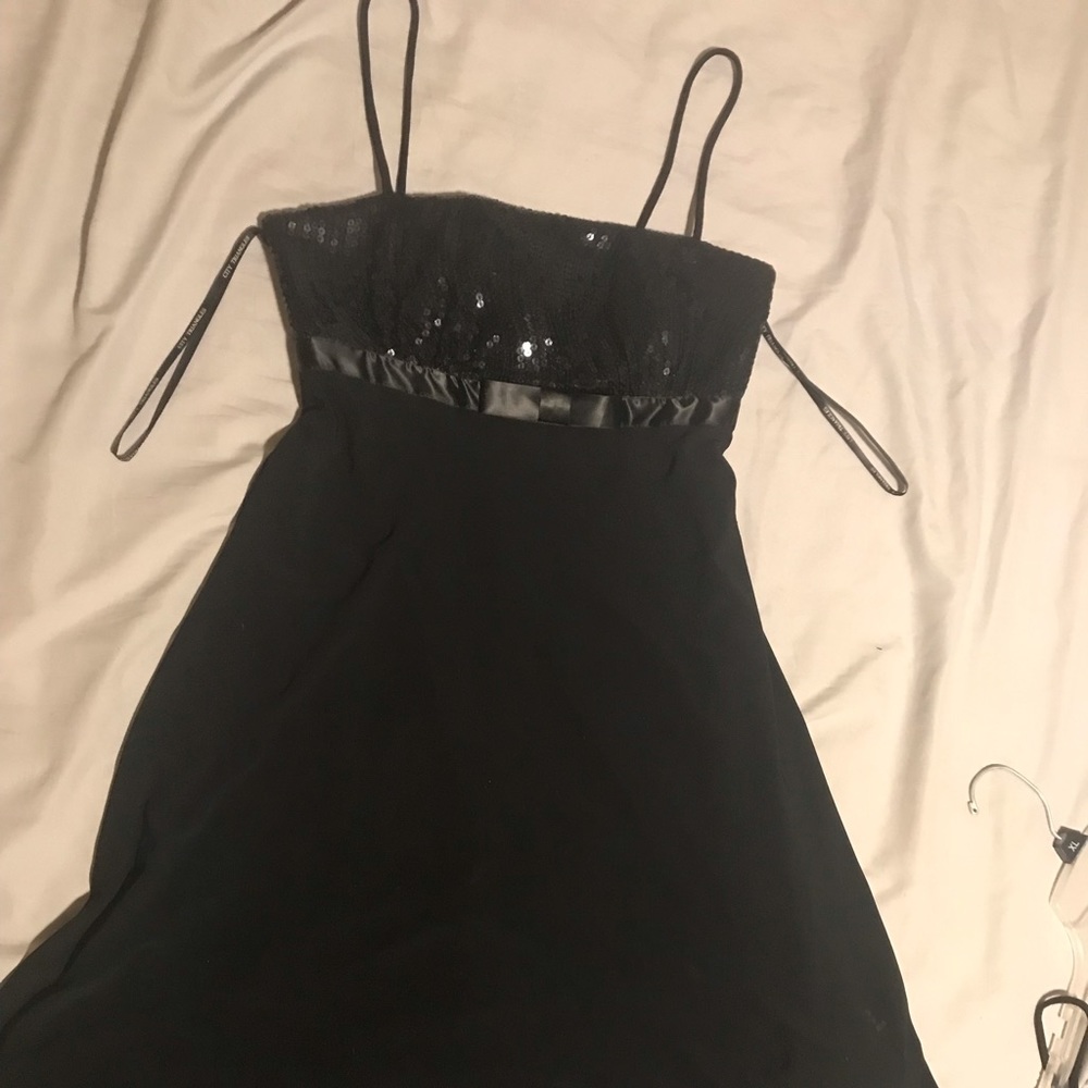 Shimmer black dress semi-formal size M